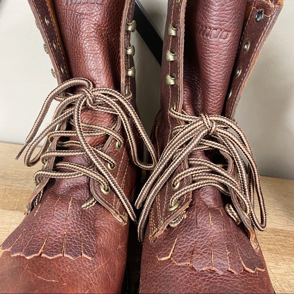 SOLD Rhino Leather Western Style Work Boots - Picture 12 of 16